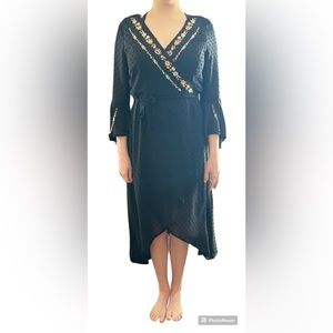 Fate + Becker Floral Wrap Dress, size 42 (US 10)